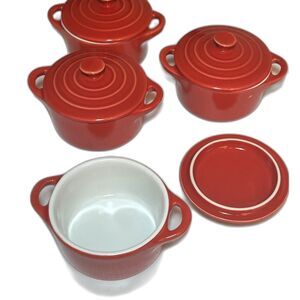 Ceramic Ramekin Bakeware Set of 4 - ChefStyle 6oz